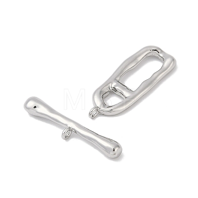 Brass Toggle Clasps KK-Q030-13P-1