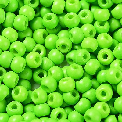 Baking Paint Glass Seed Beads SEED-H002-I-B509-1