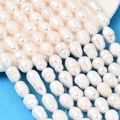 Natural Cultured Freshwater Pearl Beads Strands PEAR-F020-05C-1