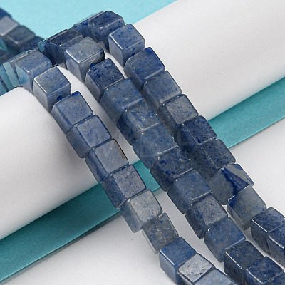 Natural Blue Aventurine Beads Strands G-Q1008-B15-1