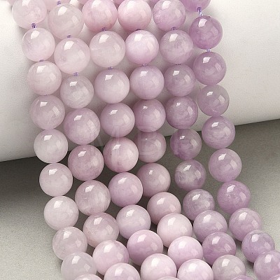 Natural Kunzite Beads Strands G-H313-01B-8mm-1