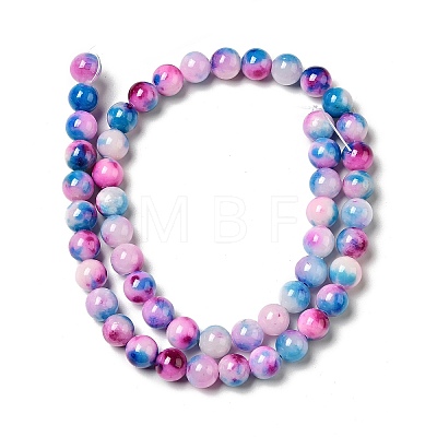 Jade Beads Strands X-G-D264-8mm-XH10-1