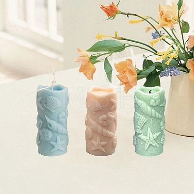 Sea Theme Food Grade DIY Silicone Candle Molds PW-WG35303-01-1