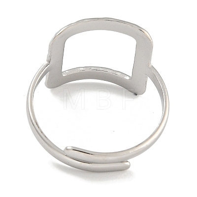 304 Stainless Steel Adjustable Ring for Women RJEW-U014-02P-1