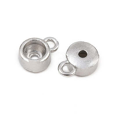 304 Stainless Steel Charm Rhinestone Settings SA-CBAC865-01B-P-1