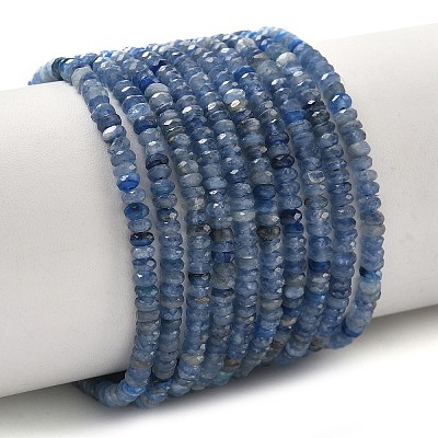 Natural Kyanite Beads Strands G-K376-E04-02-1