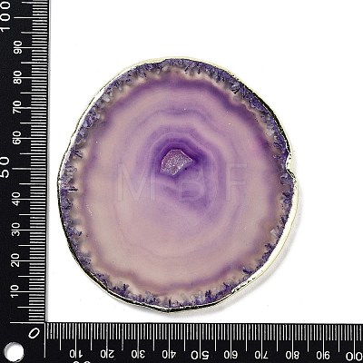 Natural Agate Coaster AJEW-NH0001-04G-02-1