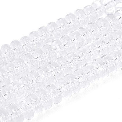 Transparent Glass Beads Strands GLAA-ZX008-4mm-19A-1