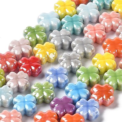 Handmade Porcelain Beads Strands X-PORC-Z001-01-1