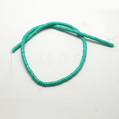 Synthetic Turquoise Beads Strands TURQ-G110-6x3mm-09-1