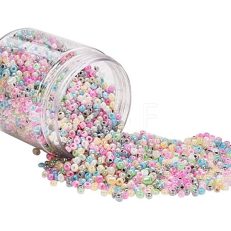 8/0 Round Glass Seed Beads SEED-PH0005-01-1