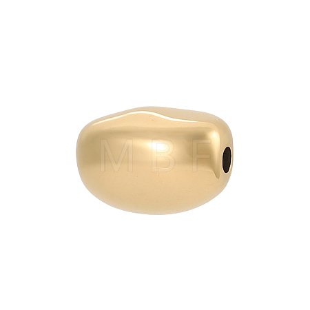 Oval 304 Stainless Steel Beads STAS-OY017-50G-1