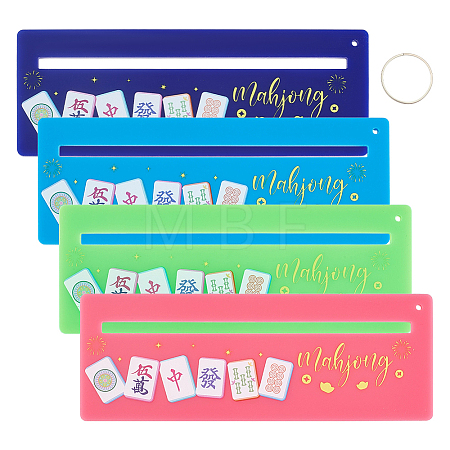 Acrylic Mahjong Rules Reader DIY-BC0017-07-1