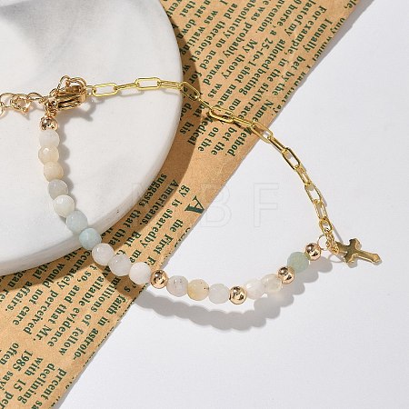 Charm Bracelets BJEW-JB05336-02-1