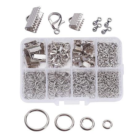 1Box Jewelry Findings 20PCS Alloy Lobster Claw Clasps FIND-X0001-NF-B-1