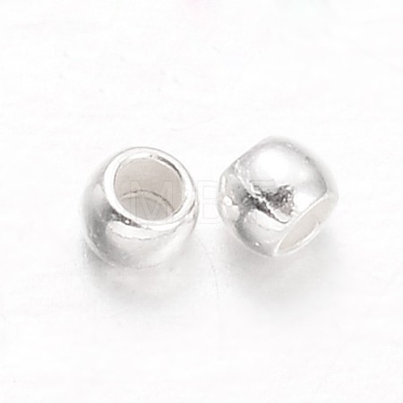 Rondelle Brass Crimp Beads KK-L134-33S-01-1