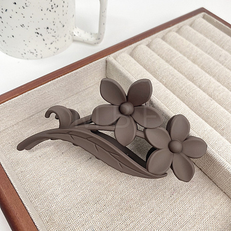 Flower Plastic Large Claw Hair Clips PW-WGFF26F-01-1