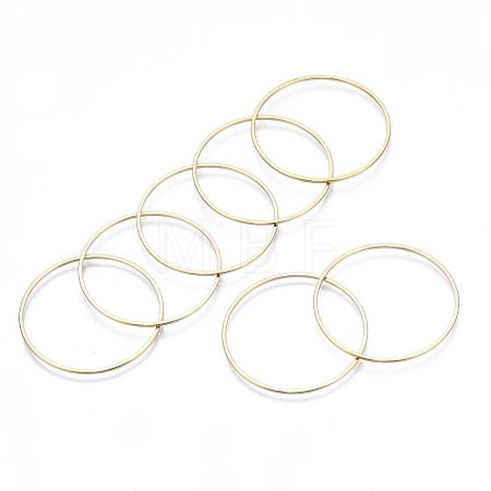 Brass Linking Rings X-KK-S327-06KC-35mm-1