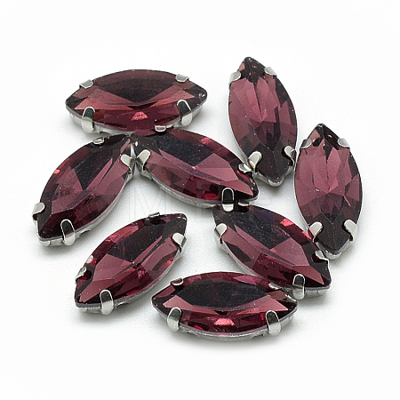 Sew on Rhinestone RGLA-T034-4x15mm-18-1