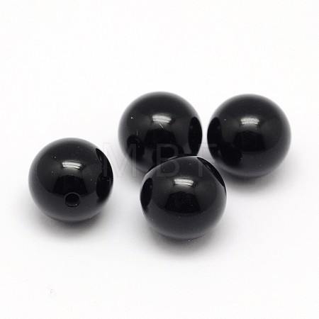 Natural Black Onyx Beads G-D708-10mm-1