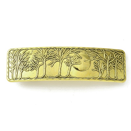 Alloy Hair Barrettes OHAR-C010-04AG-1