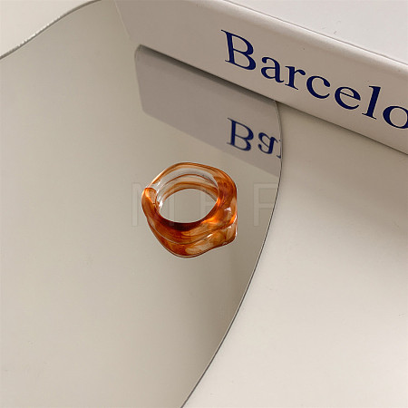 Resin Finger Rings for Girls WGC0F7A-04-1