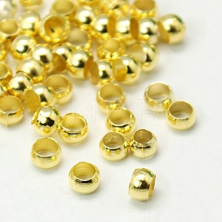Brass Crimp Beads X-J0JMP012-1