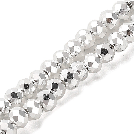 Electroplate Glass Beads Strands X-EGLA-D030-15A-06-1