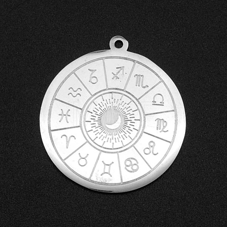 Non-Tarnish 201 Stainless Steel Pendants STAS-S105-LA125-1