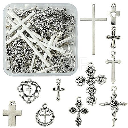 Tibetan Style Alloy Pendants TIBEP-FS0001-15-1