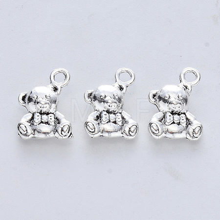 Tibetan Style Alloy Pendants X-TIBE-R316-046AS-RS-1