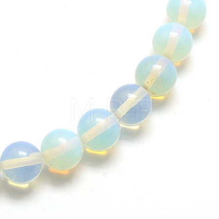 Opal Round Beads Strands G-O047-08-6mm-1