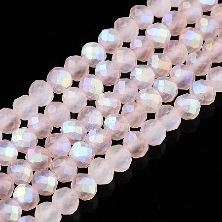 Transparent Glass Beads Strands EGLA-A044-T3mm-MB22-1
