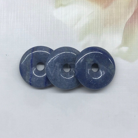 Natural Blue Aventurine(Dyed & Heated) Pendants G-WH0016-54C-1