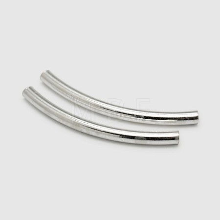 Tube 925 Sterling Silver Beads STER-O021-03-20x2mm-1
