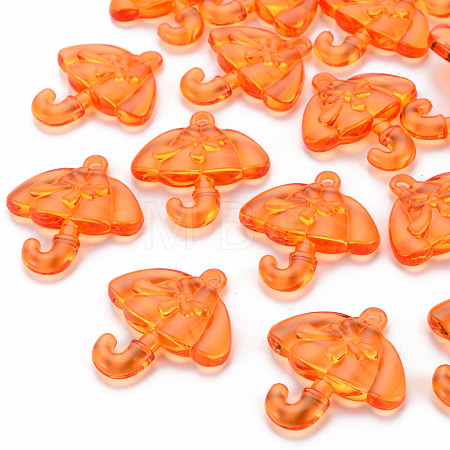Transparent Acrylic Pendants TACR-T024-01B-921-1
