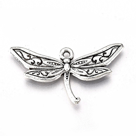 Tibetan Style Alloy Pendants X-TIBE-S323-027AS-RS-1