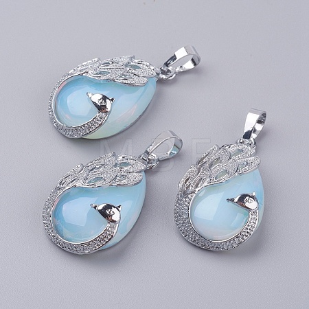 Opalite Pendants G-E442-04Y-1