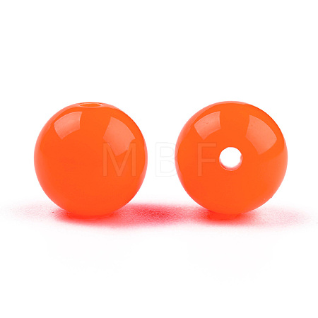 Fluorescent Acrylic Beads MACR-R517-8mm-03-1