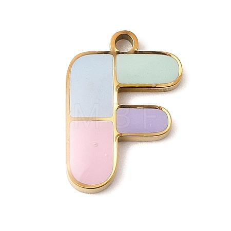 304 Stainless Steel Pendants STAS-K297-09F-G-1