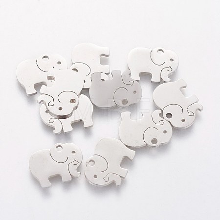 Tarnish Resistant 304 Stainless Steel Charms STAS-Q201-T145-1
