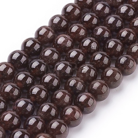 Natural Garnet Bead Strands G-A038-B-1