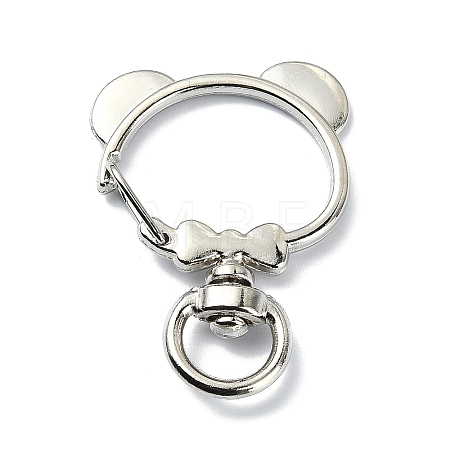 Alloy Swivel Clasps KEYC-Z005-01P-1