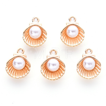 Alloy Enamel Charms ENAM-R059-03D-G-RS-1