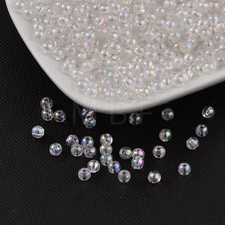 Eco-Friendly Transparent Acrylic Beads X-PL731-2-1