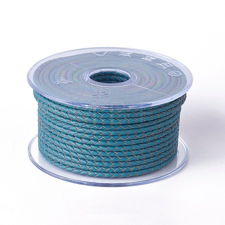 Braided Cowhide Cord WL-I004-6mm-12-1