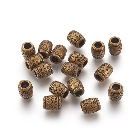 Antique Bronze Tibetan Style Spacer Beads MLF0756Y-NF-1