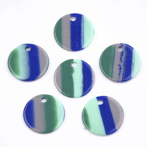 Resin Pendants RESI-T022-09D-1