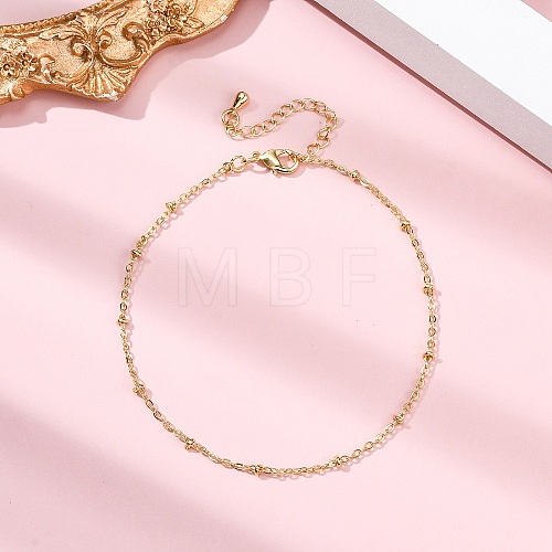 Brass Satellite Chains  Bracelets for Women BJEW-G735-19G-1