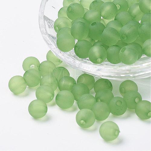 Transparent Acrylic Beads PL582-C67-1